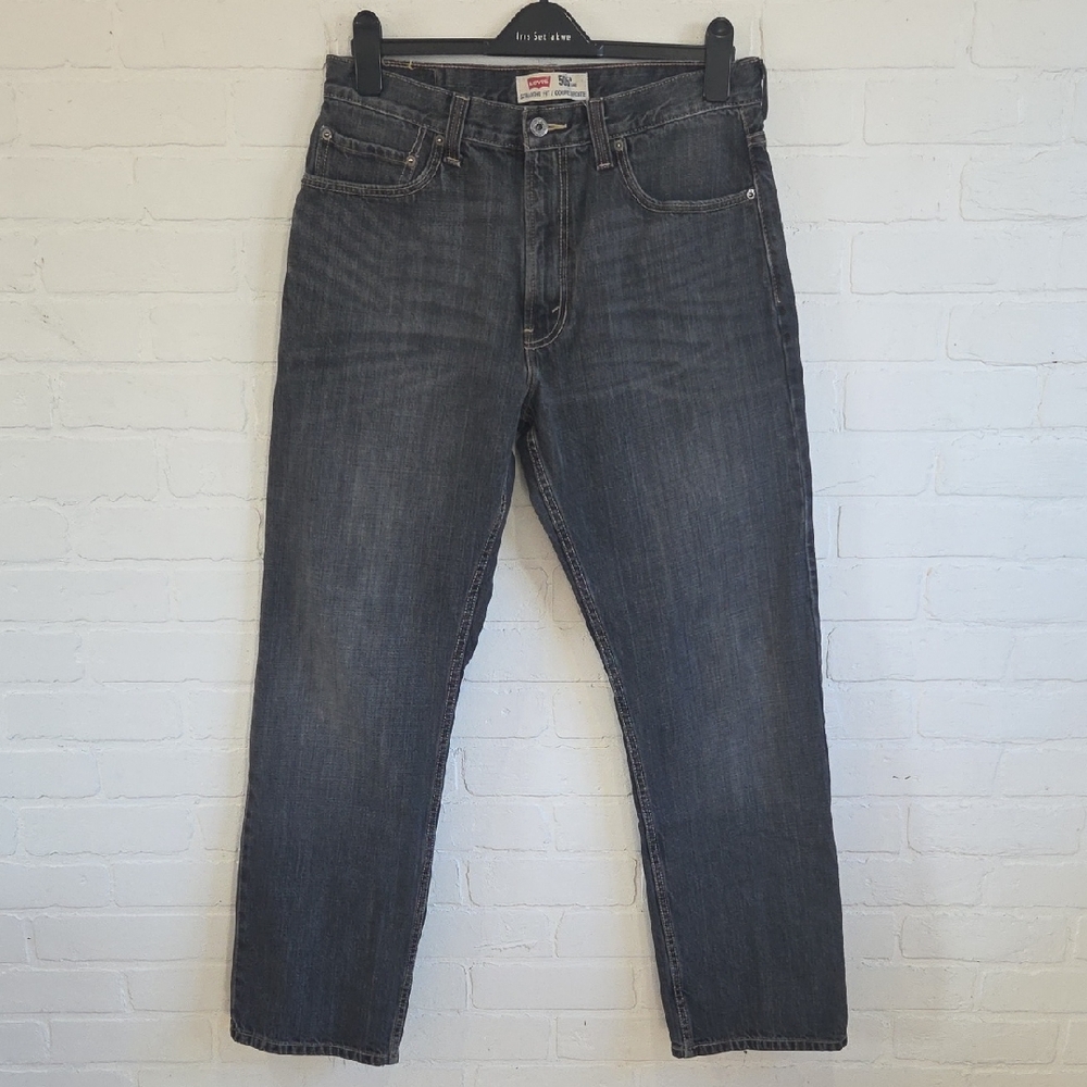 Levi's Dark Wash 505 Straight Jeans